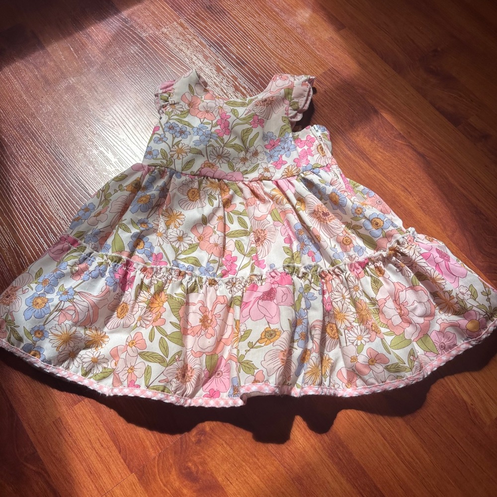 Rare Editions Floral Dress 18 Months